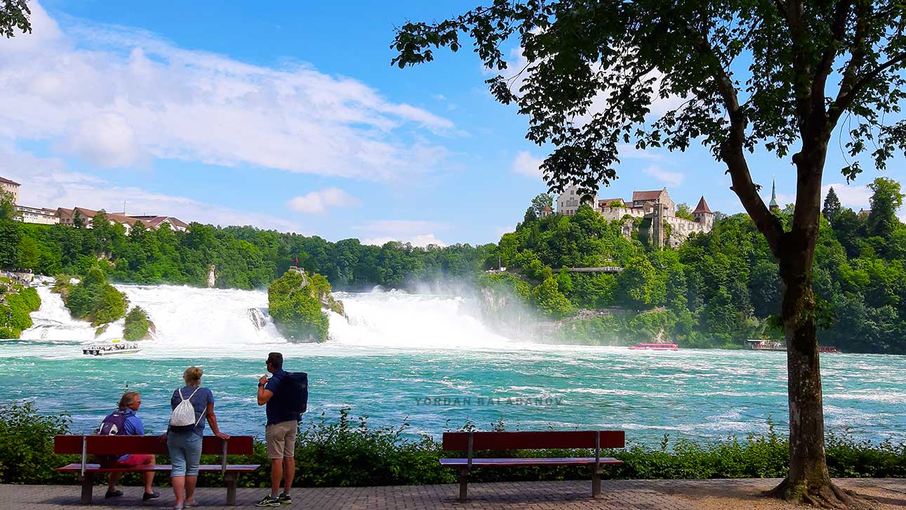 Discovering the Beauty of Rheinfälle (Rhine Falls) on a Walking Tour
